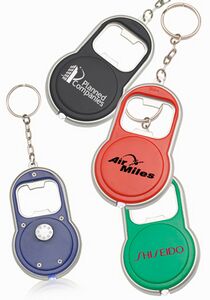 Bottle Opener Key Chain With LED Light