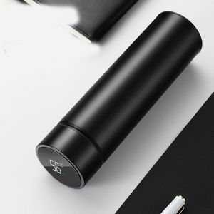 Bottle with LED Temperature Display