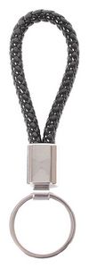 Braided Leatherette Key Chain