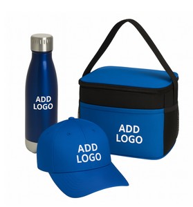 Branded Cooler Bag Gift Set with Bottle & Cap