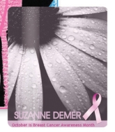 Breast Cancer Awareness 3.5" x 4" Laminated Card Stock ID Card