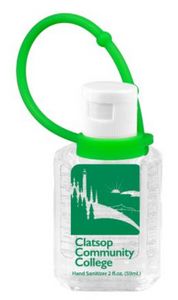 "Breeze SC" 0.5 oz Compact Hand Sanitizer Antibacterial Gel in Flip-Top Squeeze Bottle