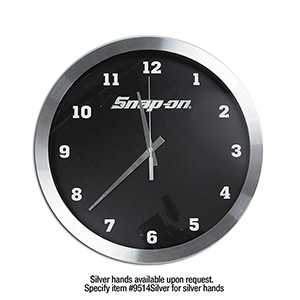 "Bridge" 14" Brushed Metal Wall Clock