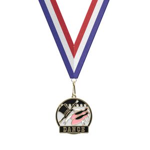 Bright Gold Dance High Tech Medallion (2")