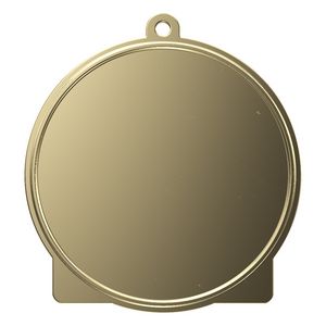 Bright Gold Soccer High Tech Medallion (2")