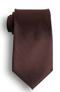 Brown Silk Tie