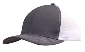 Brushed Cotton Cap w/Mesh