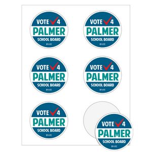 Button Stickers | Circle | 3" dia.