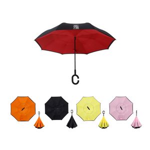 C-Handle Inverted 2 Layer Car Umbrella