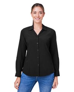 CORE 365 Ladies' Ultra UVPÂ® Long-Sleeve Marina Shirt