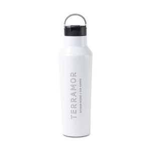 CORKCICLEÂ® Sport Canteen - 20 Oz. - White