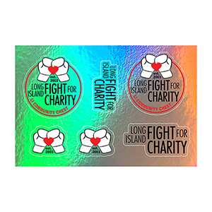 "CUSTOMCUTâ„¢" 4" x 6" Full Color Custom Shape Removable Vinyl Sticker Sheets