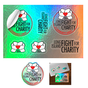 "CUSTOMCUTâ„¢" 4" x 6" Full Color Custom Shape Removable Vinyl Sticker Sheets