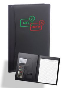 Calculator Pu Leather Portfolios (9.5"x12.5")