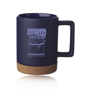 Caldwell 15 oz. Cork Base Ceramic Mugs