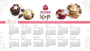 Calendar Magnet (4" x 7")