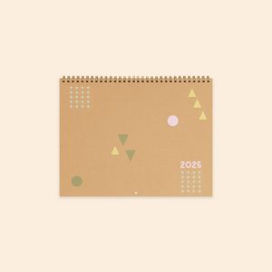 Calendar - Standard - Horizontal - Text Weight With Color Guts