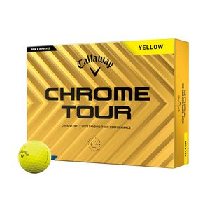 Callaway Chrome Tour Logo Golf Balls - 1 Dozen/1 Pole