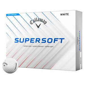 Callaway Supersoft Logo Golf Balls - 1 Dozen/1 Pole