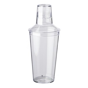 Camden 17 oz. Plastic Cocktail Shaker Bottles
