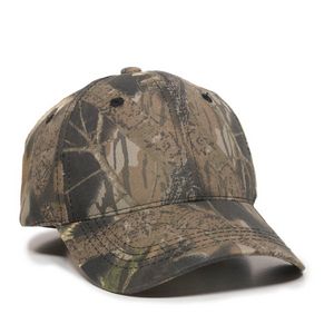 Camo Cap w/Solid Back