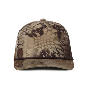 Camo Performance 5-Panel Cap w/Cord