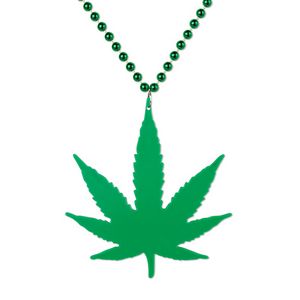 Cannabis Medallion Beads
