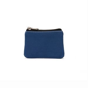 Canvas Coin Purse w/Zipper