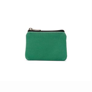 Canvas Coin Purse w/Zipper
