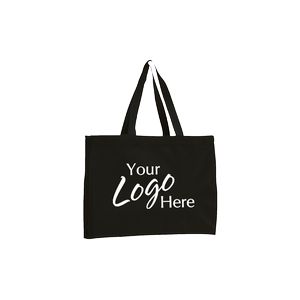 Canvas Tote Bag w/4" Gusset (15"x12"x4")