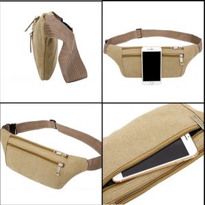 Canvas Travel Fanny Pack