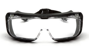 Matching Clear Frame with Max Anti-Fog Lens and Rubber Gasket