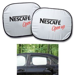 Car Back Seats Windows Sun Shades W/ Suction Cups - Set Of 2