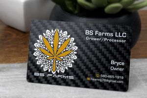 Carbon Fiber Business Cards