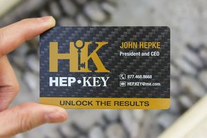 Carbon Fiber Business Cards