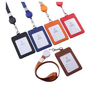 Card Holder With Retractable Lanyard