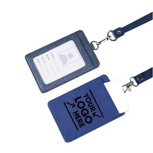Card Holder With Retractable Lanyard