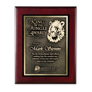 Carina II - Gold Deep Relief Plaque 7x9