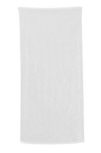 Carmel Classic Solid White Beach Towel