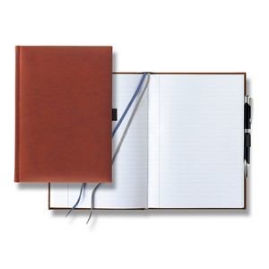Castelli Tucson Grande Lined White Page Journal with Pen & Loop