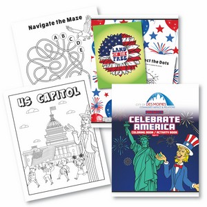Celebrate America Coloring & Activity Book