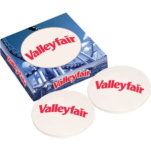 Ceramic Coaster with Custom Packaging - 2 Coaster Set