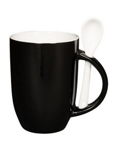 Ceramic Mug w/Spoon