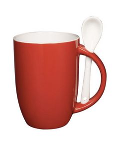 Ceramic Mug w/Spoon