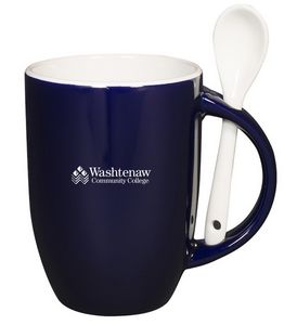 Ceramic Mug w/Spoon