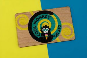 Cherry Wood Business Cards
