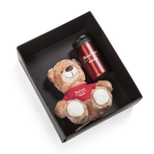 Chester Teddy Bear/Tumbler Gift Set