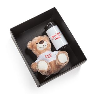 Chester Teddy Bear/Tumbler Gift Set