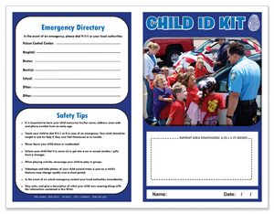 Child ID Safety Kit - Police