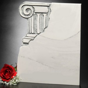 Chiseled Column Plaque 6" x 8"